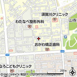 福島県須賀川市北山寺町229周辺の地図