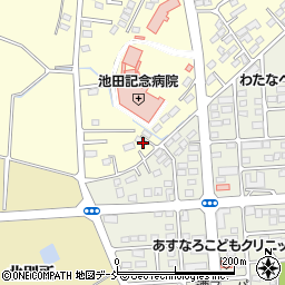 福島県須賀川市森宿狐石周辺の地図