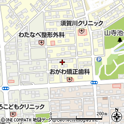 福島県須賀川市北山寺町231周辺の地図