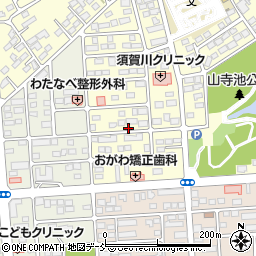 福島県須賀川市北山寺町204周辺の地図