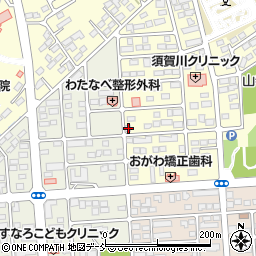 福島県須賀川市北山寺町209周辺の地図