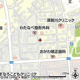 福島県須賀川市北山寺町210周辺の地図