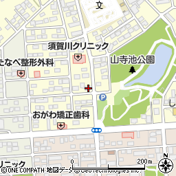 福島県須賀川市北山寺町120周辺の地図