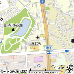 福島県須賀川市北山寺町284周辺の地図
