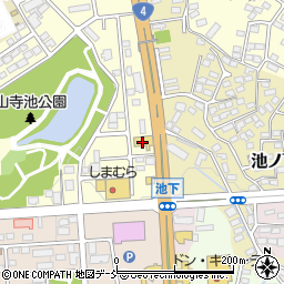 福島日産須賀川北山寺町店周辺の地図