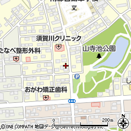 福島県須賀川市北山寺町118周辺の地図
