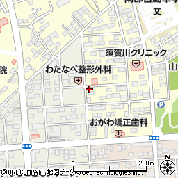 福島県須賀川市北山寺町212周辺の地図