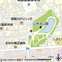 福島県須賀川市北山寺町105周辺の地図