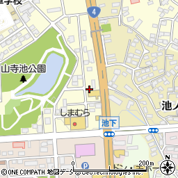 福島県須賀川市北山寺町374周辺の地図