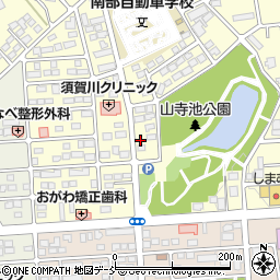 福島県須賀川市北山寺町107周辺の地図