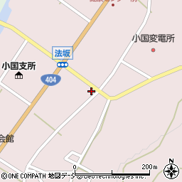 新潟県長岡市小国町法坂679-1周辺の地図