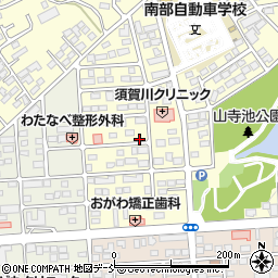 福島県須賀川市北山寺町189周辺の地図