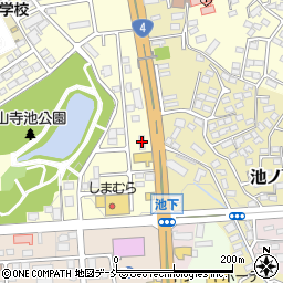 福島県須賀川市北山寺町318周辺の地図