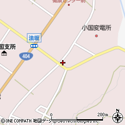 新潟県長岡市小国町法坂978周辺の地図