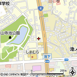 福島県須賀川市北山寺町322周辺の地図