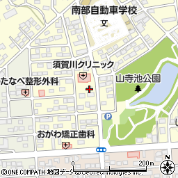 福島県須賀川市北山寺町116周辺の地図