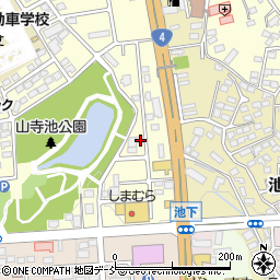 福島県須賀川市北山寺町308周辺の地図