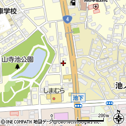 福島県須賀川市北山寺町325周辺の地図