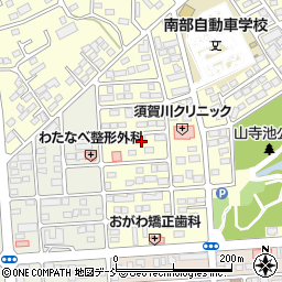 福島県須賀川市北山寺町201周辺の地図