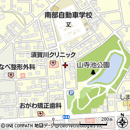 福島県須賀川市北山寺町110周辺の地図