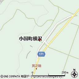 新潟県長岡市小国町横沢1211周辺の地図