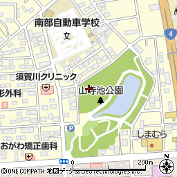福島県須賀川市北山寺町周辺の地図