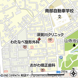 福島県須賀川市北山寺町175周辺の地図