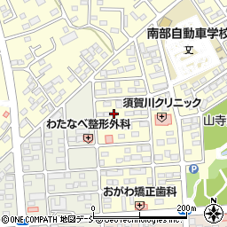 福島県須賀川市北山寺町177周辺の地図