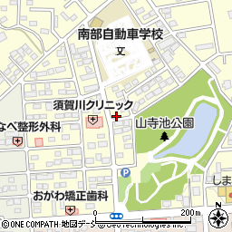 福島県須賀川市北山寺町67周辺の地図