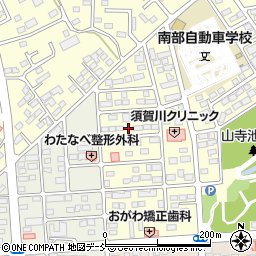 福島県須賀川市北山寺町176周辺の地図