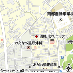 福島県須賀川市北山寺町184周辺の地図