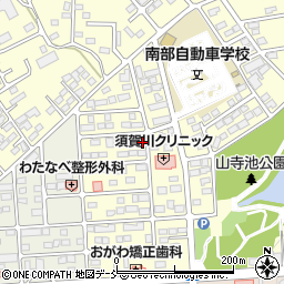 福島県須賀川市北山寺町172周辺の地図