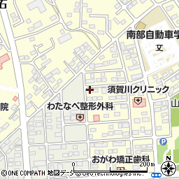 福島県須賀川市北山寺町182周辺の地図
