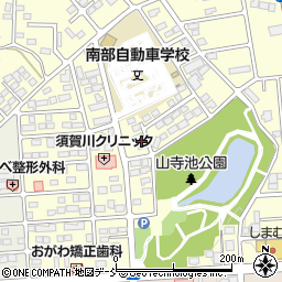 福島県須賀川市北山寺町64周辺の地図