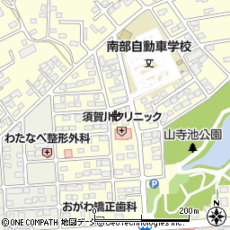 福島県須賀川市北山寺町126周辺の地図