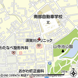 福島県須賀川市北山寺町127周辺の地図