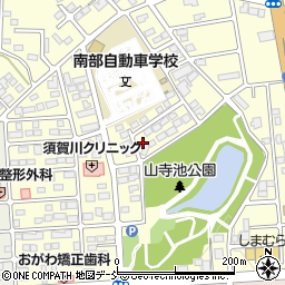 福島県須賀川市北山寺町90周辺の地図