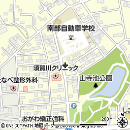 福島県須賀川市北山寺町69周辺の地図