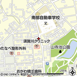 福島県須賀川市北山寺町111周辺の地図