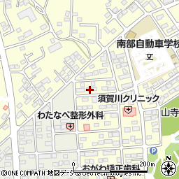 福島県須賀川市北山寺町163周辺の地図