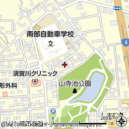 福島県須賀川市北山寺町95周辺の地図