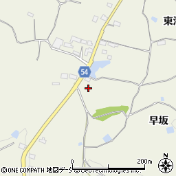 福島県須賀川市江持早坂周辺の地図