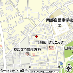 福島県須賀川市北山寺町168周辺の地図
