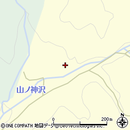 山ノ神沢周辺の地図