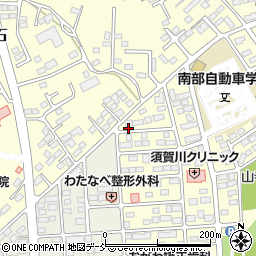 福島県須賀川市北山寺町151周辺の地図