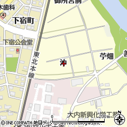 福島県須賀川市森宿沖周辺の地図