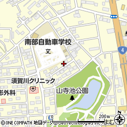 福島県須賀川市北山寺町57周辺の地図