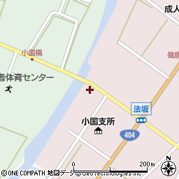 新潟県長岡市小国町法坂698周辺の地図