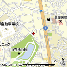福島県須賀川市北山寺町340周辺の地図
