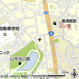 福島県須賀川市北山寺町343周辺の地図